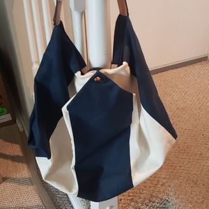 DVF Laragh wide striped hobo bag